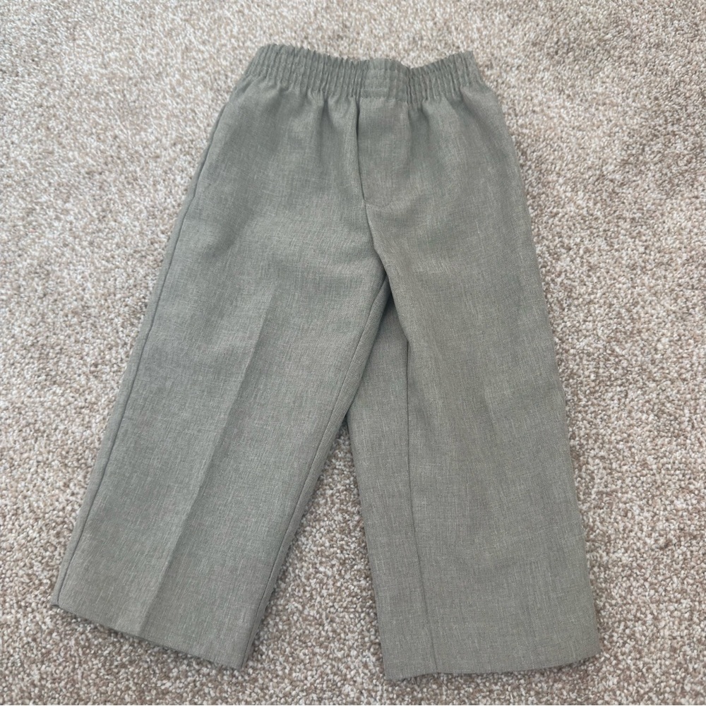 GEORGE Baby Boy Dress Plaid Tuxedo/ Suit Vest and Pants Set 12M 0020 - Picture 8 of 11